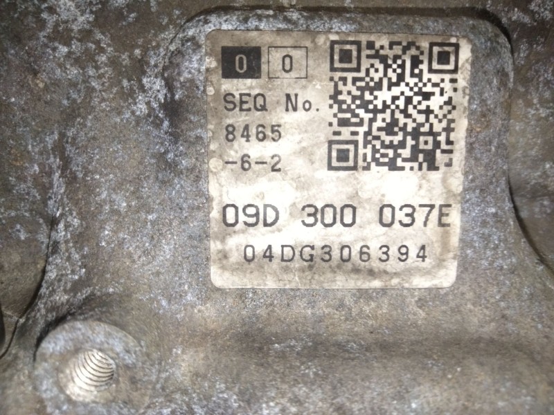 Recambio de caja cambios para volkswagen touareg (7la) tdi v10 referencia OEM IAM 09D300037E  