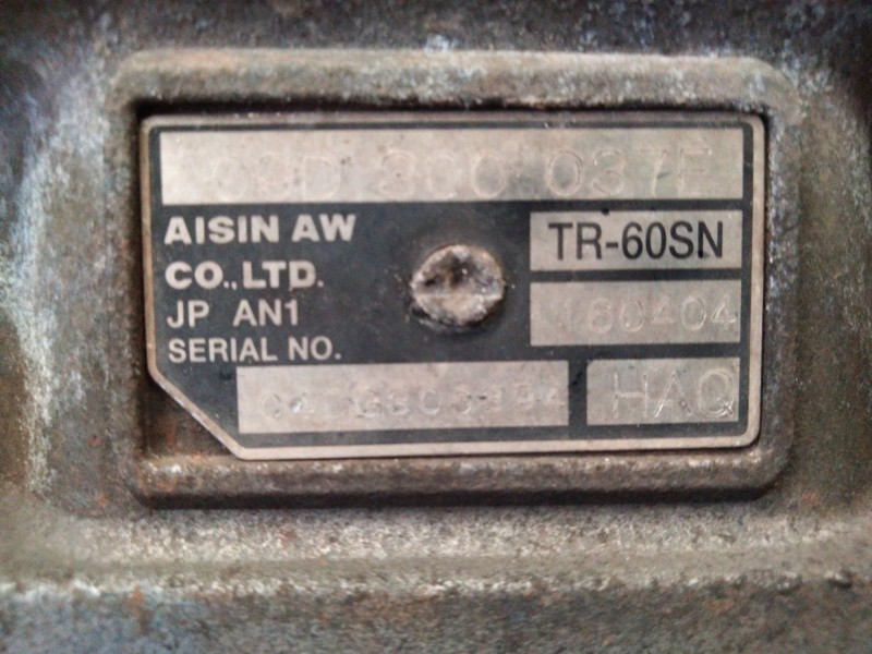 Recambio de caja cambios para volkswagen touareg (7la) tdi v10 referencia OEM IAM 09D300037E  