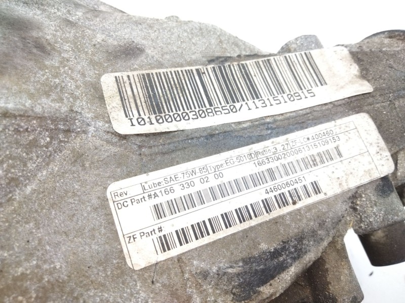 Recambio de diferencial delantero para mercedes-benz clase m (w166) referencia OEM IAM A1663300200  