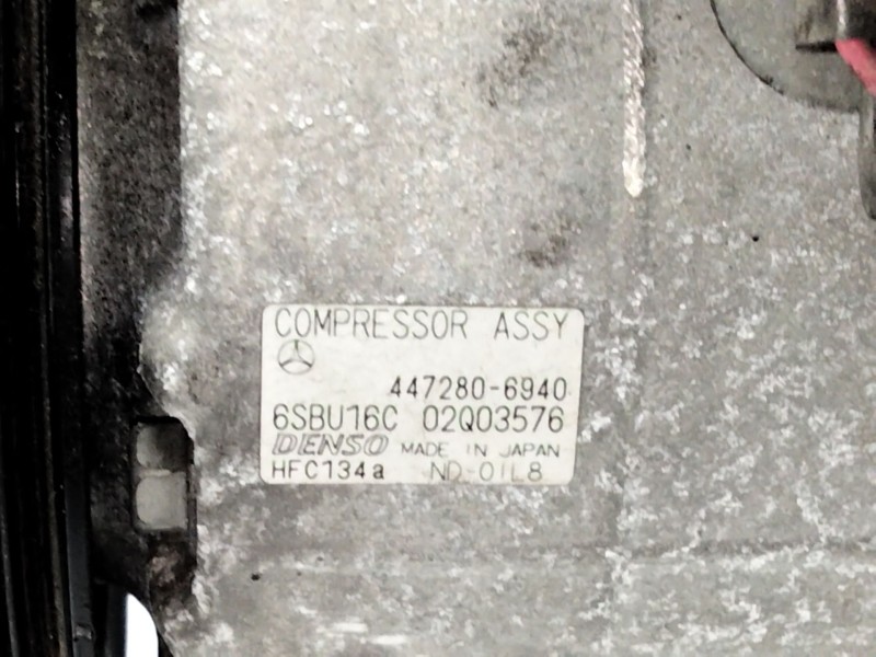 Recambio de compresor aire acondicionado para mercedes-benz clase m (w166) referencia OEM IAM 4472806940  