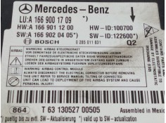 Recambio de centralita airbag para mercedes-benz clase m (w166) referencia OEM IAM A1669001709   2