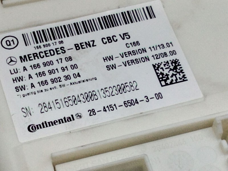 Recambio de modulo sam para mercedes-benz clase m (w166) referencia OEM IAM A1669001708  