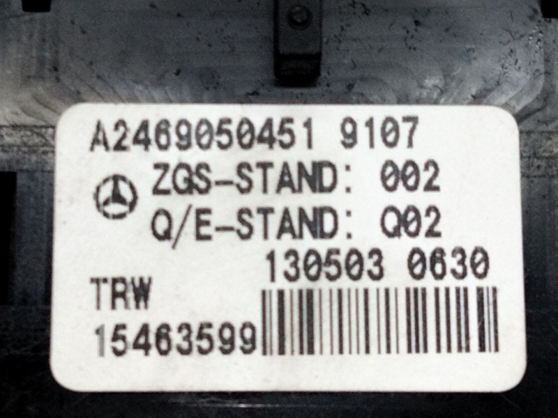 Recambio de palanca freno de mano para mercedes-benz clase m (w166) referencia OEM IAM A2469050451  