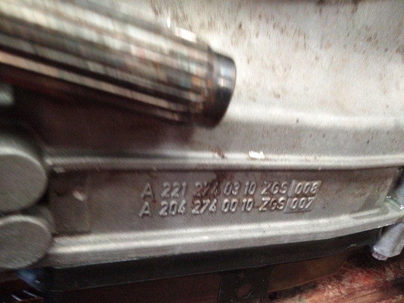 Recambio de caja cambios para mercedes-benz clase s (w221) s 320 cdi 4-matic (221.080, 221.180) referencia OEM IAM 1025377 72296