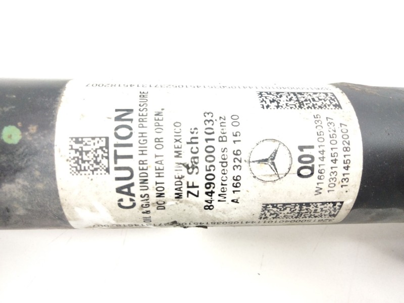 Recambio de amortiguador trasero izquierdo para mercedes-benz clase m (w166) referencia OEM IAM A1663261500  