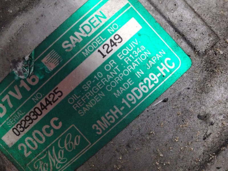 Recambio de compresor aire acondicionado para ford focus c-max (cap) 2.0 tdci cat referencia OEM IAM 3M5H19D629HC  