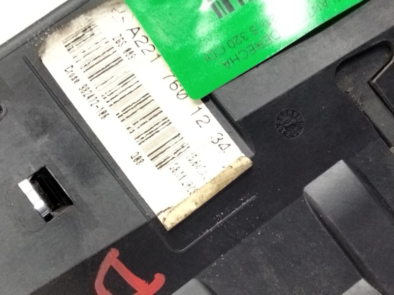 Recambio de maneta exterior delantera derecha para mercedes-benz clase s (w221) s 320 cdi 4-matic (221.080, 221.180) referencia 