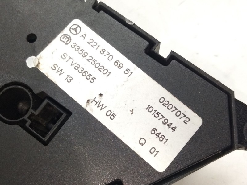 Recambio de mando multifuncion para mercedes-benz clase s (w221) s 320 cdi 4-matic (221.080, 221.180) referencia OEM IAM A221870