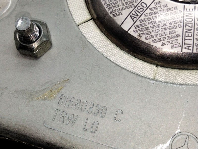 Recambio de airbag delantero izquierdo para mercedes-benz clase s (w221) s 320 cdi 4-matic (221.080, 221.180) referencia OEM IAM