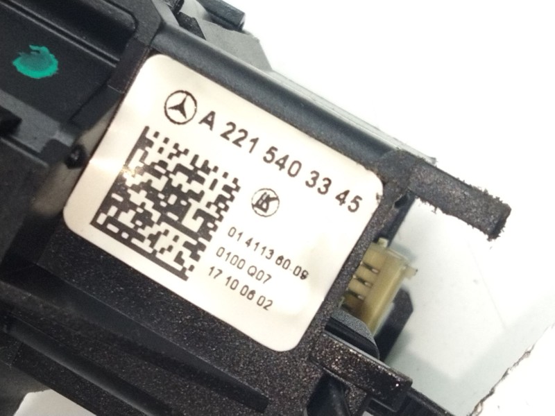 Recambio de mando luces para mercedes-benz clase s (w221) s 320 cdi 4-matic (221.080, 221.180) referencia OEM IAM A2115403345  
