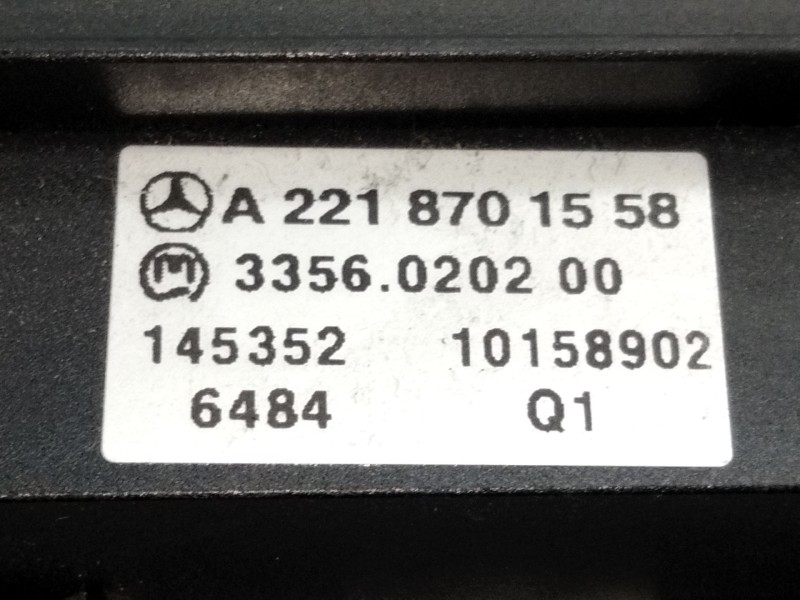 Recambio de mando multifuncion para mercedes-benz clase s (w221) s 320 cdi 4-matic (221.080, 221.180) referencia OEM IAM A221870