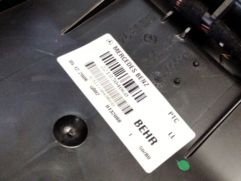 Recambio de calefaccion entera normal para mercedes-benz clase s (w221) s 320 cdi 4-matic (221.080, 221.180) referencia OEM IAM 