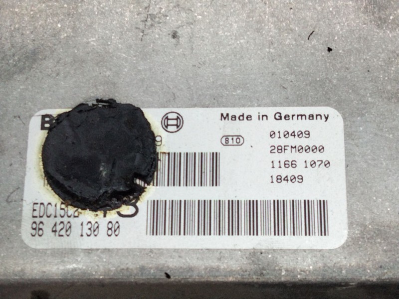 Recambio de centralita para citroën xsara berlina 2.0 hdi cat (rhy / dw10td) referencia OEM IAM 9642013080  