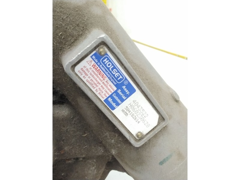 Recambio de turbocompresor para iveco 100e 150e24 referencia OEM IAM 4043522 HX55 HOLSET