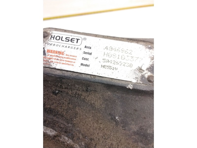 Recambio de turbocompresor para iveco stralis 500 euro 4 referencia OEM IAM HE551V 4046962 HOLSET