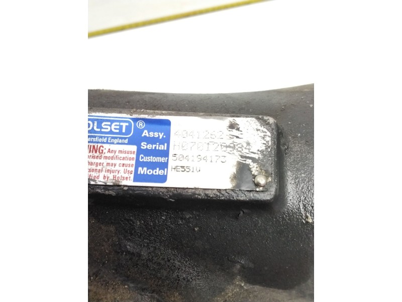 Recambio de turbocompresor para iveco stralis 500 euro 4 referencia OEM IAM HE551V 4041262 HOLSET