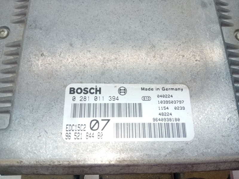 Recambio de centralita motor uce para citroën c5 i (dc_) 2.2 hdi (dc4hxb, dc4hxe) referencia OEM IAM 9652184480  