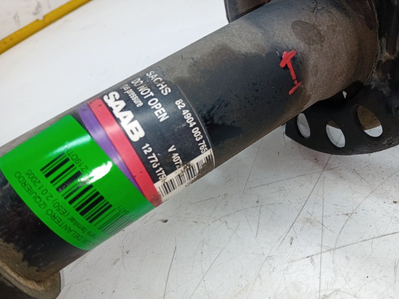 Recambio de amortiguador delantero izquierdo para saab 9-3 ranchera familiar (e50) 2.0 t referencia OEM IAM 824904003765  