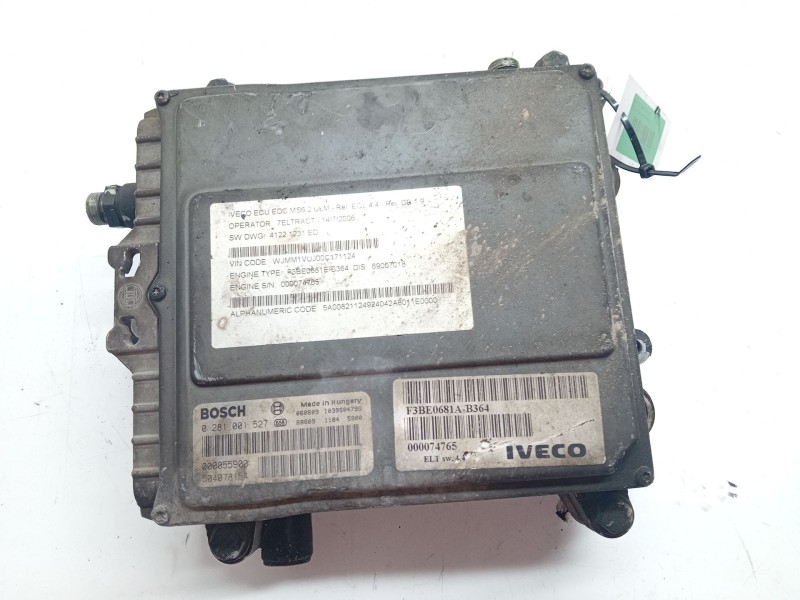 Recambio de centralita motor uce para iveco stralis as44s48t/p referencia OEM IAM 0281001527  
