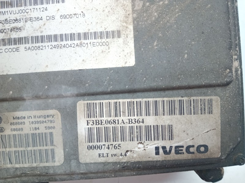 Recambio de centralita motor uce para iveco stralis as44s48t/p referencia OEM IAM 0281001527  