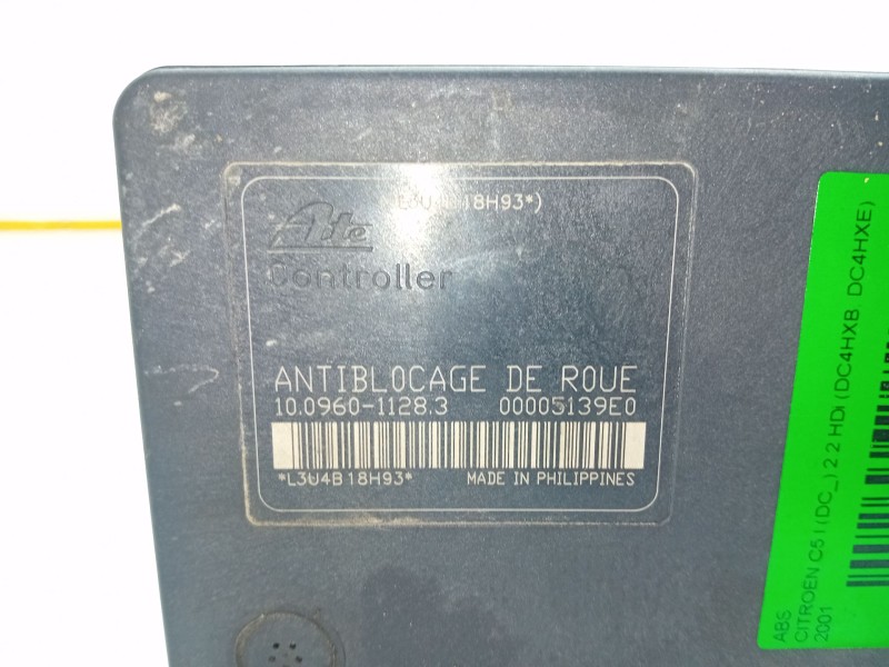 Recambio de abs para citroën c5 i (dc_) 2.2 hdi (dc4hxb, dc4hxe) referencia OEM IAM 9648606980  
