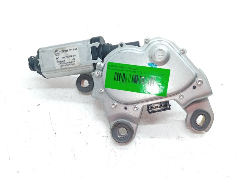 Recambio de motor limpia trasero para skoda octavia ii combi (1z5) 2.0 tdi 4x4 referencia OEM IAM 1Z9955711  