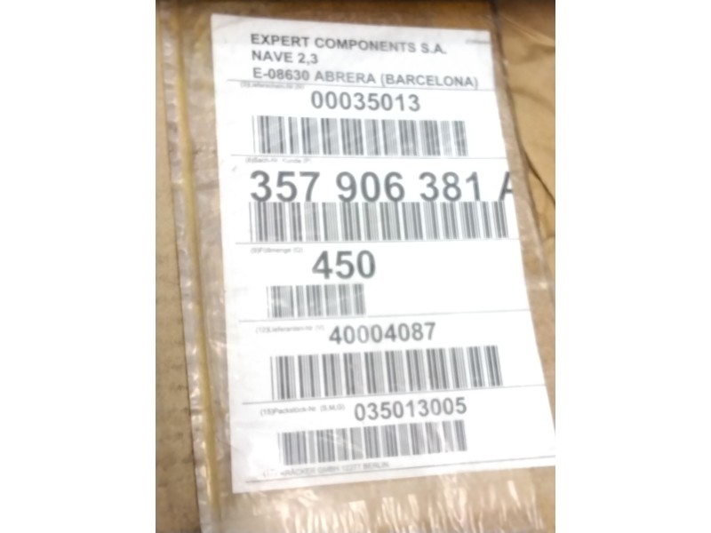 Recambio de rele fuente alimentacion para volkswagen golf iv (1j1) 1.9 tdi 4motion referencia OEM IAM 357906381A 24690000 109