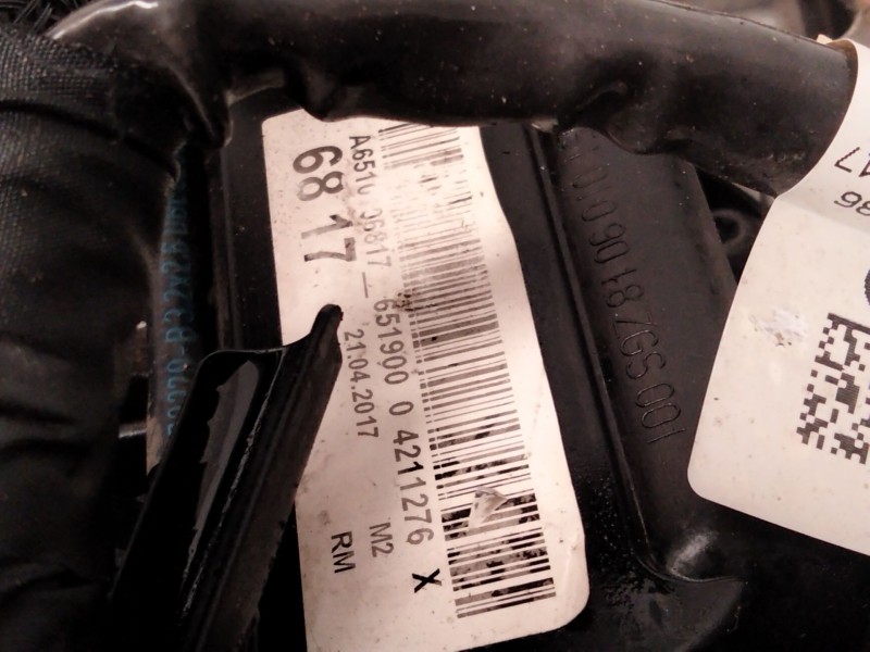 Recambio de motor completo para mercedes-benz clase a (w176) a 200 cdi / d (176.008) referencia OEM IAM A6510105718  