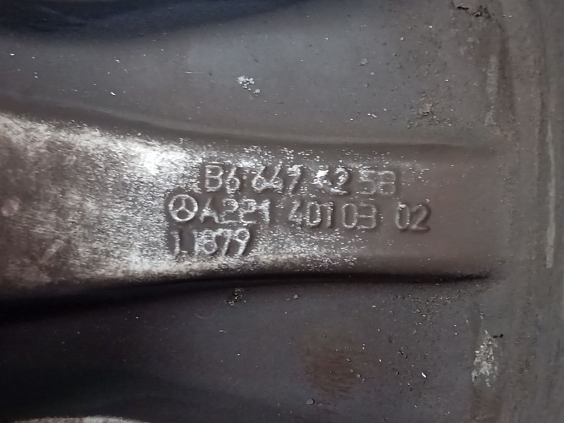 Recambio de llanta aluminio para mercedes-benz clase s (w221) s 320 cdi 4-matic (221.080, 221.180) referencia OEM IAM A221401030