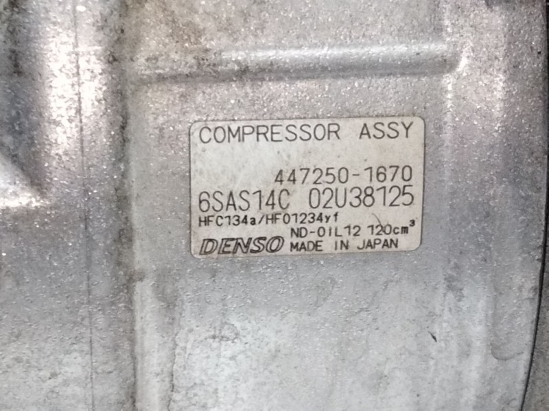 Recambio de compresor aire acondicionado para mercedes-benz clase a (w176) a 200 cdi / d (176.008) referencia OEM IAM 4472501670