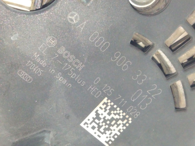 Recambio de alternador para mercedes-benz clase a (w176) a 200 cdi / d (176.008) referencia OEM IAM A0009063322  