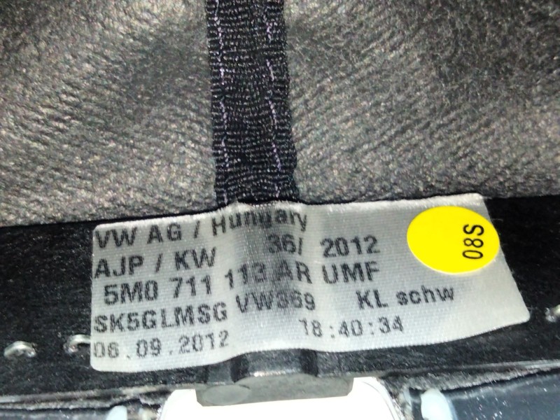 Recambio de pomo palanca cambio para volkswagen golf plus (521) advance referencia OEM IAM 5M0711113AR  