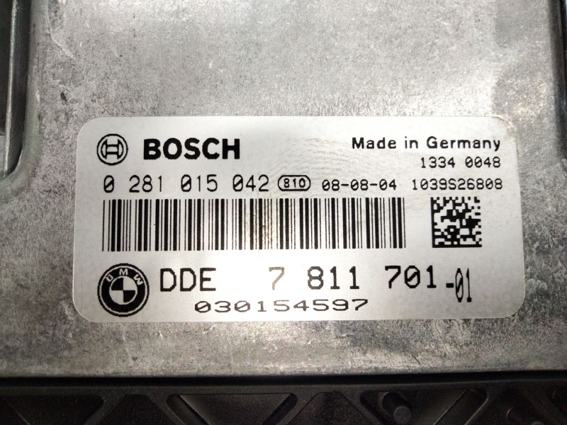 Recambio de centralita motor uce para bmw 1 (e81) 118 d referencia OEM IAM 781170101 0281015042 
