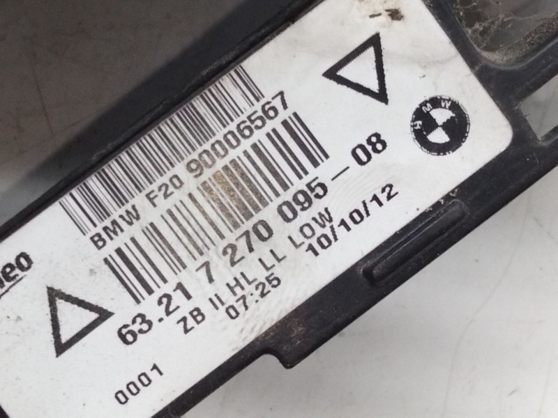 Recambio de piloto trasero izquierdo para bmw serie 1 lim. (f20/f21) referencia OEM IAM 632127009508  