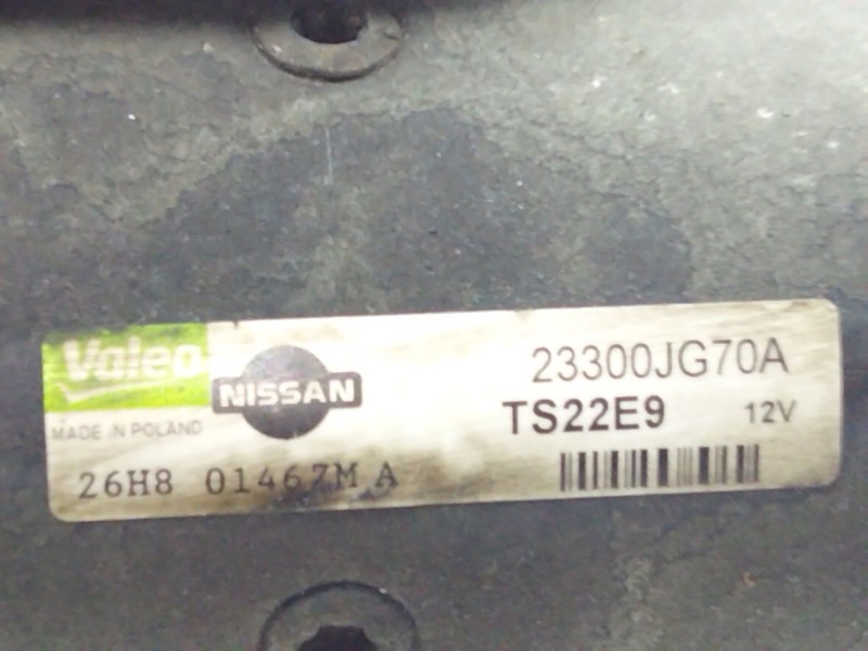 Recambio de motor arranque para nissan qashqai / qashqai +2 i (j10, nj10, jj10e) 2.0 dci referencia OEM IAM 23300JG70A  
