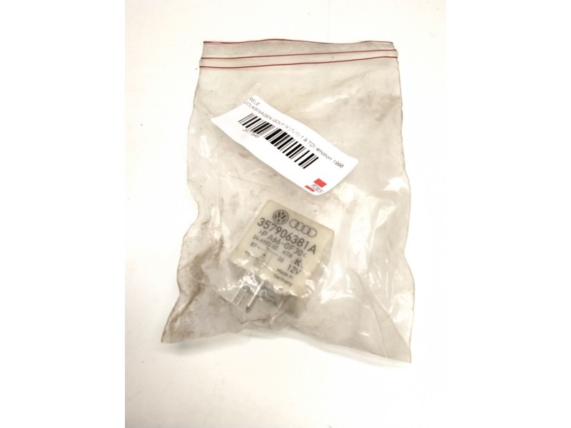Recambio de rele para volkswagen golf iv (1j1) 1.9 tdi 4motion referencia OEM IAM 357906381A 109 RELE FUENTE ALIMENTACION