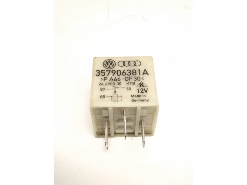Recambio de rele para volkswagen golf iv (1j1) 1.9 tdi referencia OEM IAM 357906381A 109 RELE FUENTE ALIMENTACION