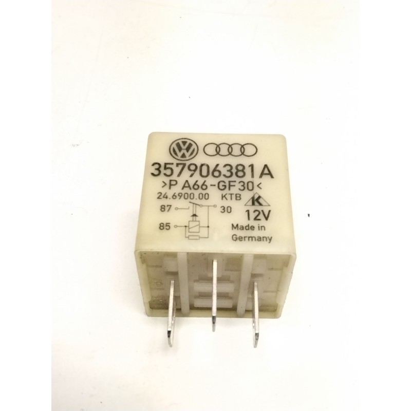 Recambio de rele para volkswagen golf iv (1j1) 1.9 tdi referencia OEM IAM 357906381A RELE FUENTE ALIMENTACION 109 //BOLSA 5 UNID