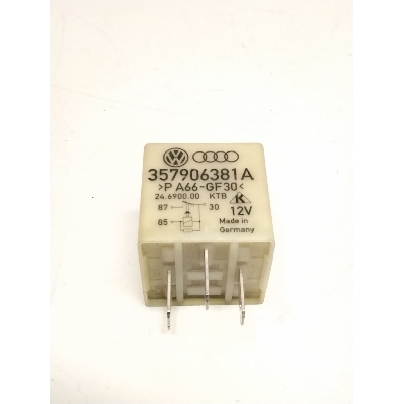 Recambio de rele para volkswagen golf iv (1j1) 1.9 tdi referencia OEM IAM 357906381A RELE FUENTE ALIMENTACION 109 //BOLSA 5 UNID