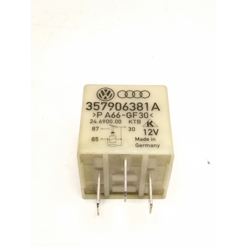 Recambio de rele para volkswagen golf iv (1j1) 1.9 tdi referencia OEM IAM 357906381A RELE FUENTE ALIMENTACION 109 //BOLSA 5 UNID
