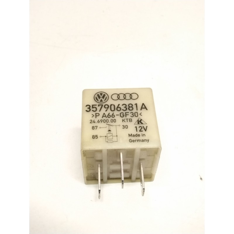 Recambio de rele para volkswagen golf iv (1j1) 1.9 tdi referencia OEM IAM 357906381A RELE FUENTE ALIMENTACION 109 //BOLSA 5 UNID