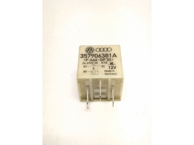 Recambio de rele para volkswagen golf iv (1j1) 1.9 tdi referencia OEM IAM 357906381A RELE FUENTE ALIMENTACION 109 //CAJA 192 UNI