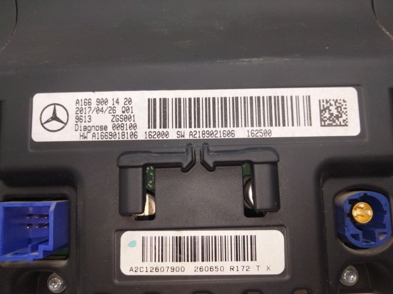 Recambio de pantalla multifuncion para mercedes-benz clase a (w176) a 200 cdi / d (176.008) referencia OEM IAM A1669001420  