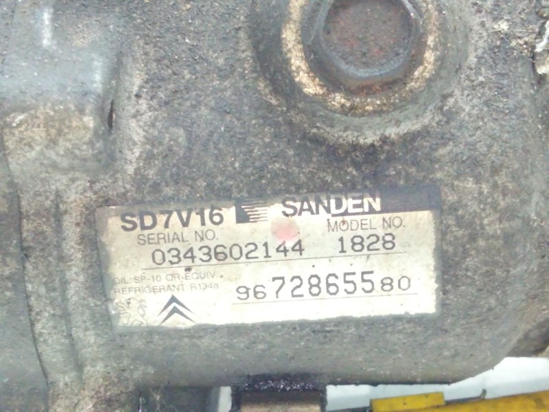 Recambio de compresor aire para citroën jumpy hdi 90 27 l1h1 furgón referencia OEM IAM 9672865580  