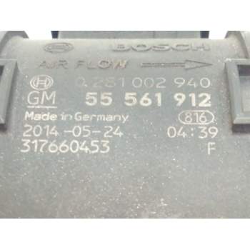 Recambio de caudalimetro para opel corsa d selective referencia OEM IAM 55561912 0281002940 