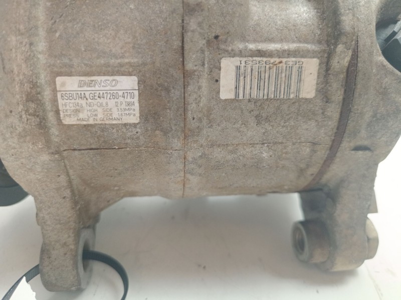 Recambio de compresor aire acondicionado para bmw 5 (f10) 520 d referencia OEM IAM 64529223694  