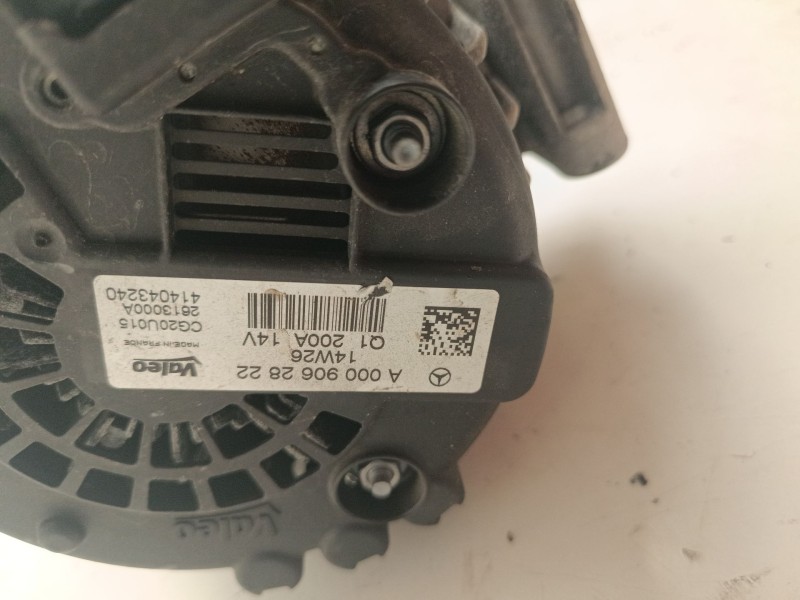 Recambio de alternador para mercedes-benz clase c (w205) c 220 bluetec / d (205.002, 205.004) referencia OEM IAM A0009062822  