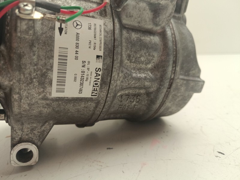 Recambio de compresor aire acondicionado para mercedes-benz clase c (w205) c 220 bluetec / d (205.002, 205.004) referencia OEM I