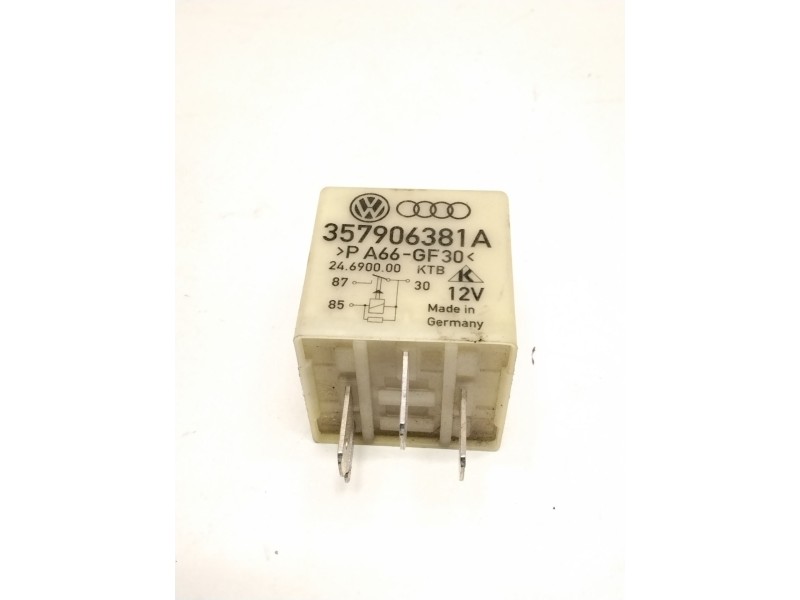 Recambio de rele para volkswagen golf iv (1j1) 1.6 referencia OEM IAM 357906381A RELE FUENTE ALIMENTACION 109 //BOLSA 5 UNIDADES