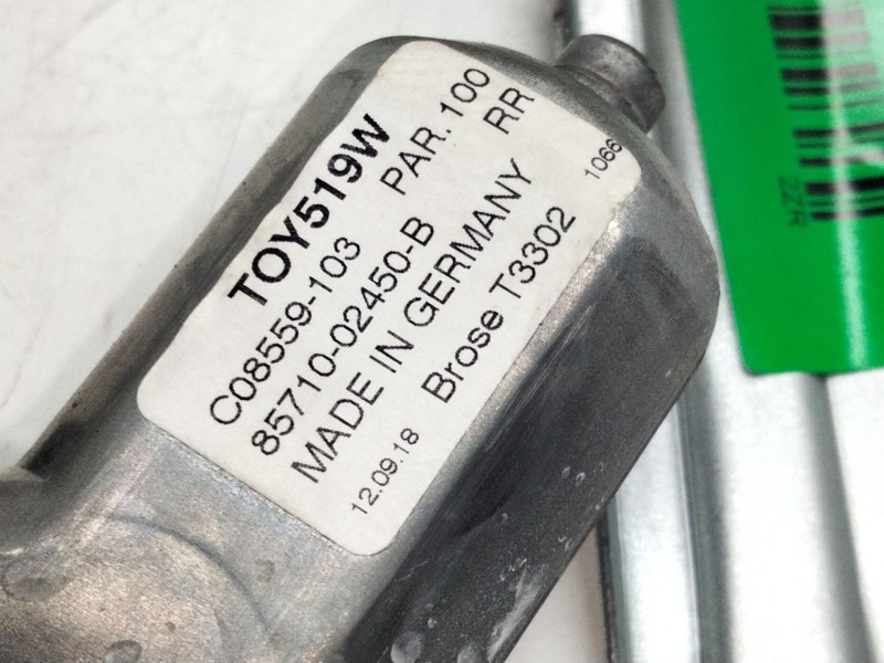 Recambio de elevalunas trasero izquierdo para toyota auris (_e18_) 1.3 (nre180_) referencia OEM IAM 8571002450B  